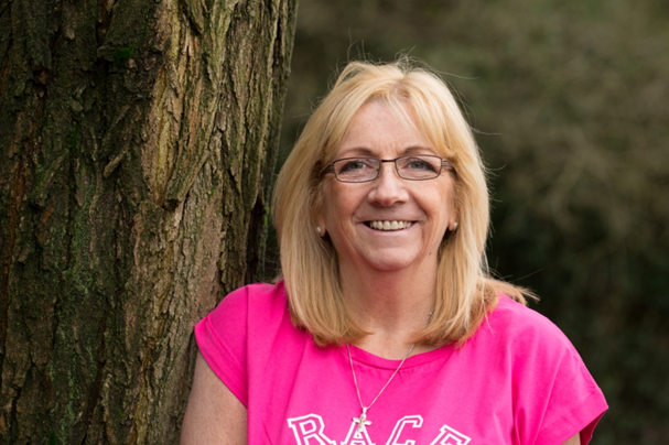 Kath, who had womb cancer caught early and is now cancer free.
Image credit: Cancer Research UK
